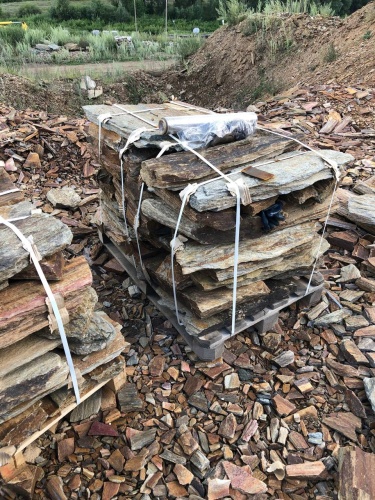 Плитняк кора дерева 50-100мм для пошаговых дорожек купить в Миассе