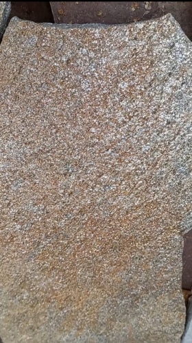 Плитняк златолит серебристый для цоколя, отмостки купить в Миассе