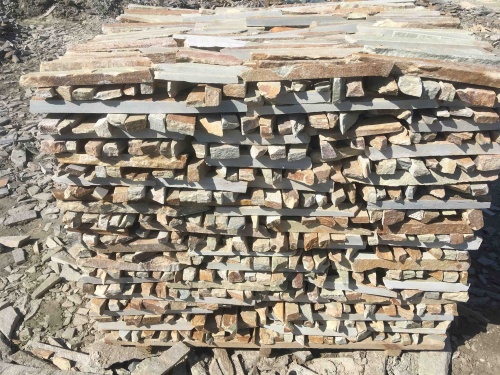 Горбушка златолит золотистый для облицовки купить в Миассе