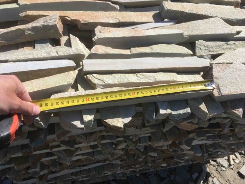 Горбушка златолит золотистый для облицовки купить в Миассе