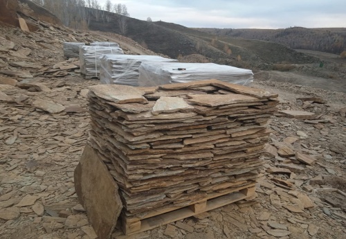 Плитняк кора дерева для цоколя, отмостки купить в Миассе