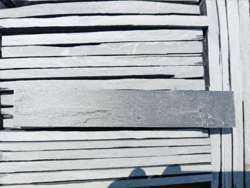 Плитка чёрная из натурального камня фасадная 30 см * 5 см, толщина 7 мм -30 мм купить в Миассе